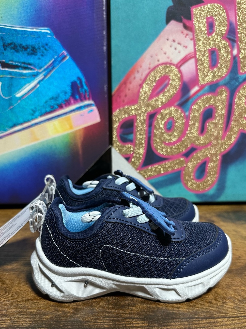 Toddler Boy Dinosaur Light-Up Casual Shoes - Blue size 6